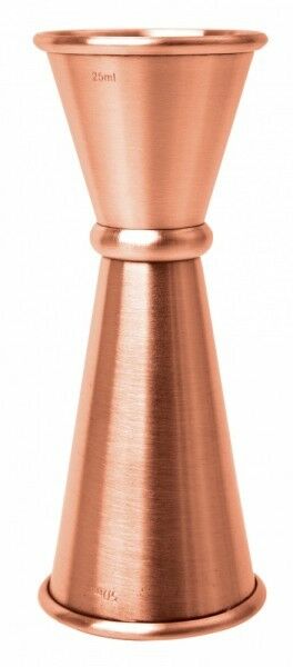 25/ 50ml Copper plated Banded Jigger Thimble Measure Each