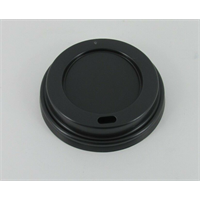 8oz Black Domed Sip Thru Lid