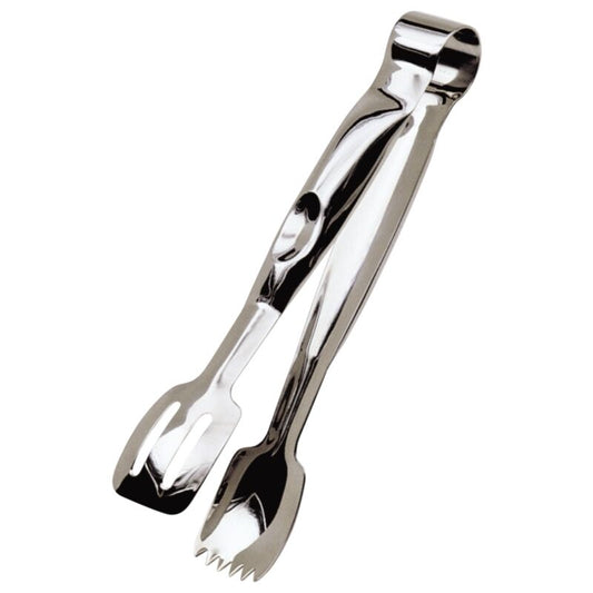 buffet tongs 9" stainless steel Each