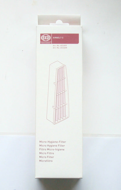 Sebo Exhaust Micro Filter C Series