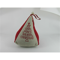 Christmas Triangle Doorstop