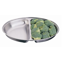 14" Vegetable Dish 2 Div. S/S