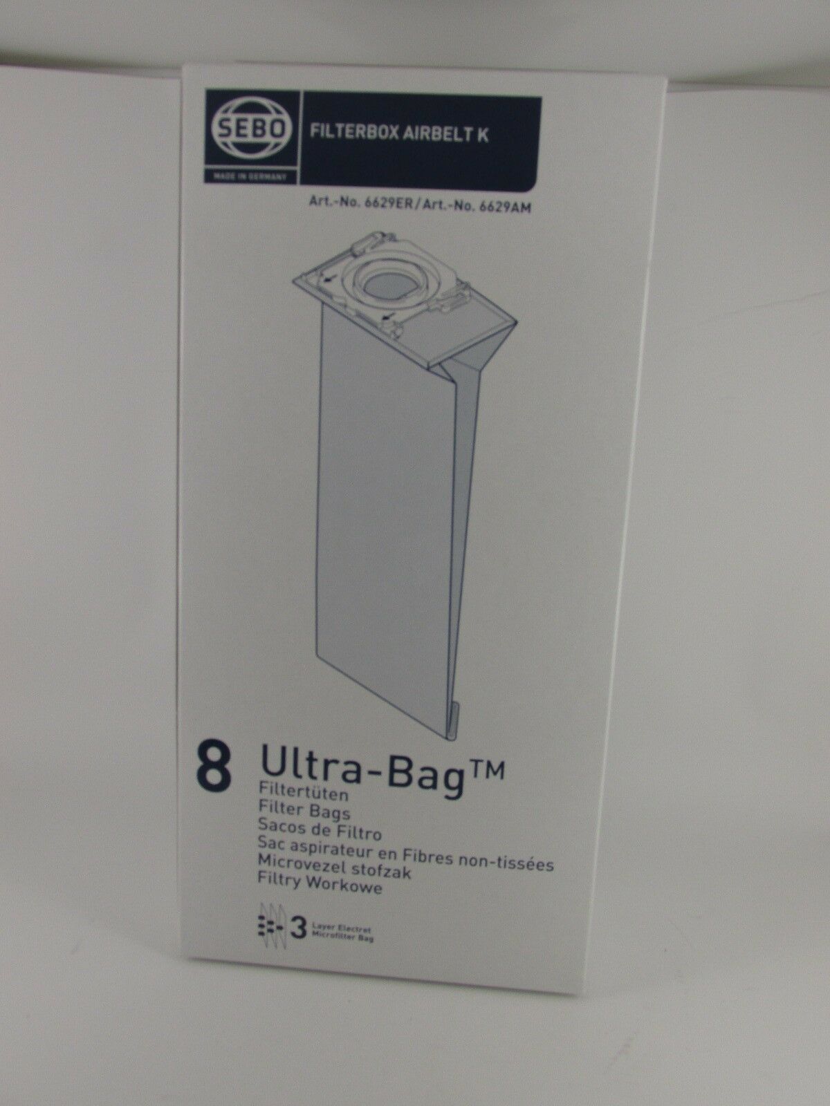 K Filterbox Dustbags Per 8