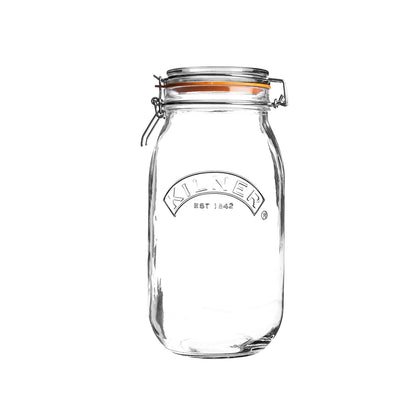 Kilner Round Clip top Jars 2L - Set of 2