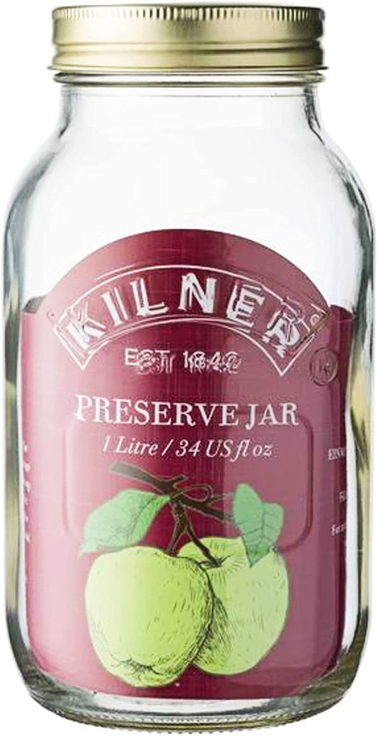 Kilner Preserve Screw Top Jars 1ltr Per 3
