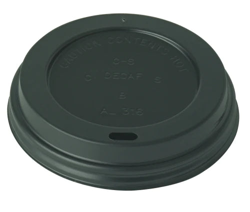 Ultimate Black Domed Sip Thru Lid