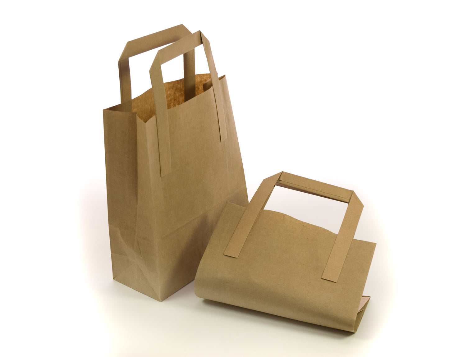 Small Paper Takeaway Carrier Bags 7"x10"x8.5"