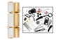 12" Gold Star Christmas Catering Crackers - Per 50