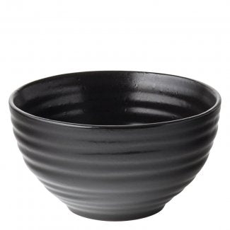 Tribeca Ebony Rice Bowl 8.5oz Per 6