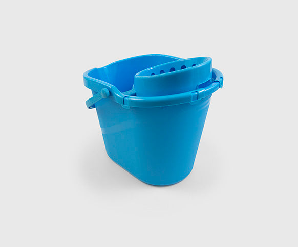 Blue Plastic Mop Bucket