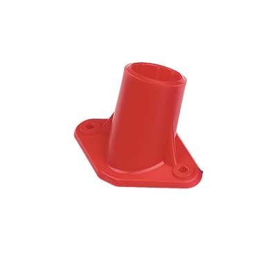 Small Red Plastic Socket