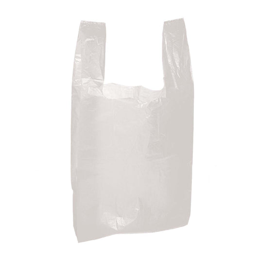 11x17x21" White Carrier Bags