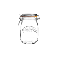 Round Kilner Cliptop Jars 1 litre Per 3