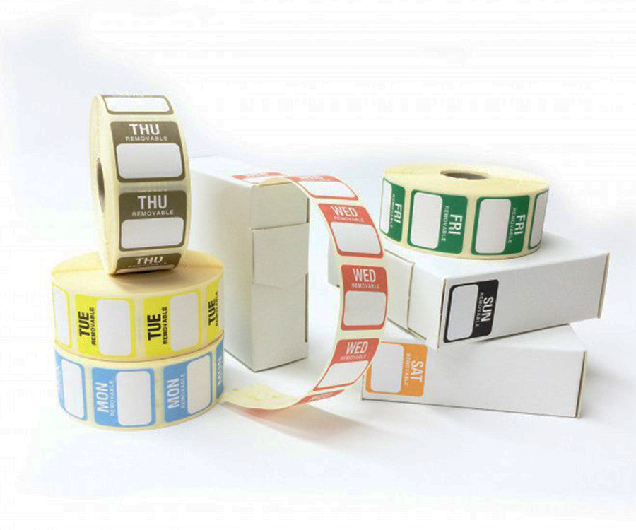 Labels F Sun Full Set 25mm Day Dot Labels Mon-Sun – Thompson Cooper LTD