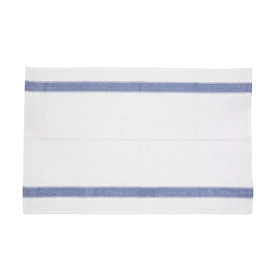 heavy tea towel blue Each