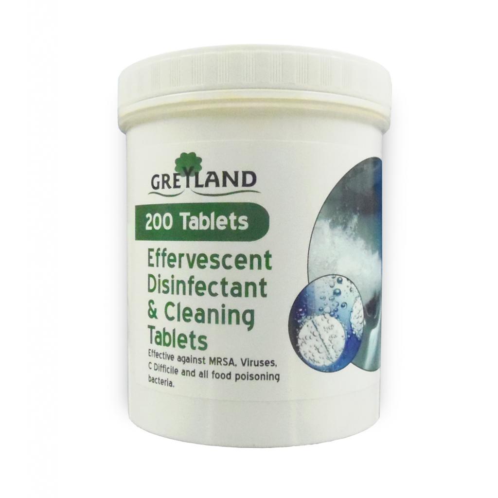 Effervescent Disinfectant & Cleaning Tablets Per 200