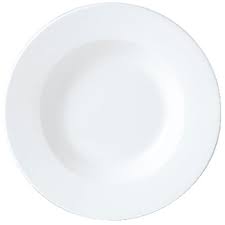 10.5/8" Simplicity White Pasta Dishes